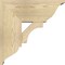 Ekena Millwork Westlake Traditional Rough Sawn Bracket w/ Offset Brace, Douglas Fir, 8"W x 18"D x 18"H BKT0806X18X18WTL01RDF - alternate 4